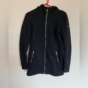 Spyder Core Black Hooded Full Zip Sweater Women’s Medium